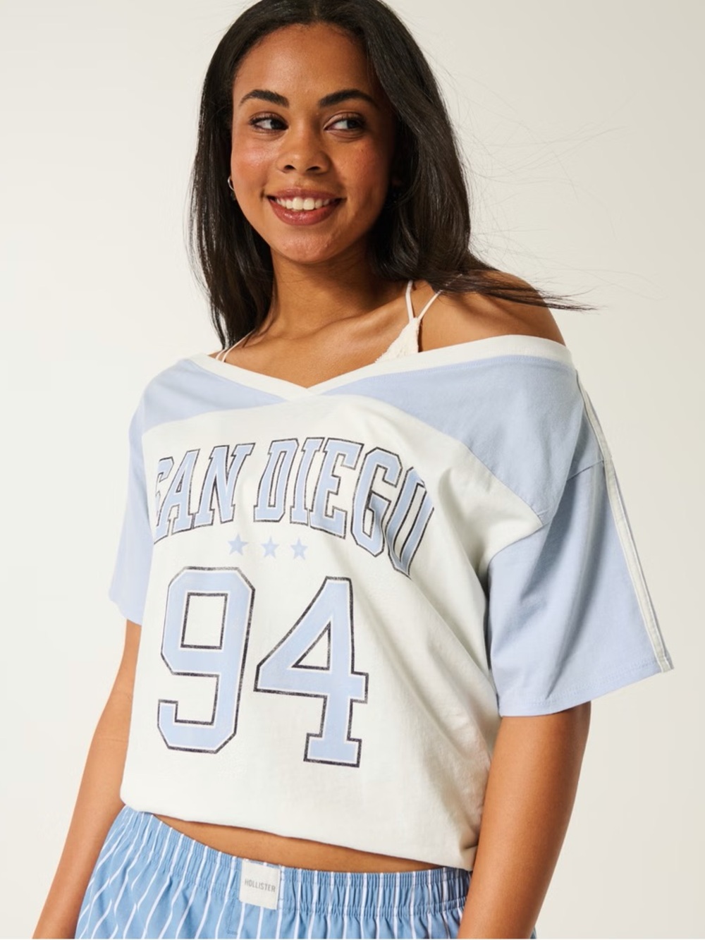 Hollister Blue San Diego Tee (M)